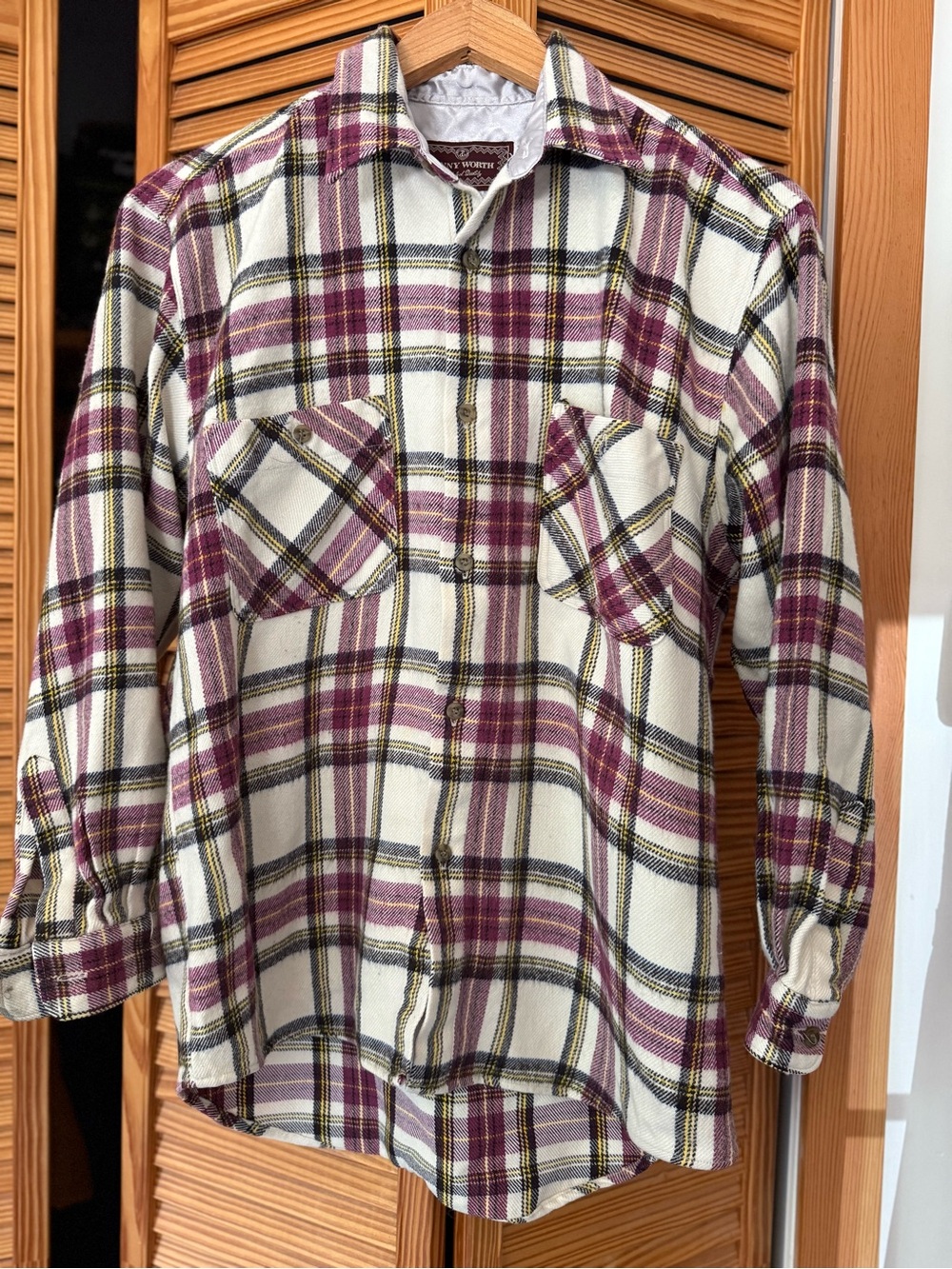 Men’s plaid button up vintage